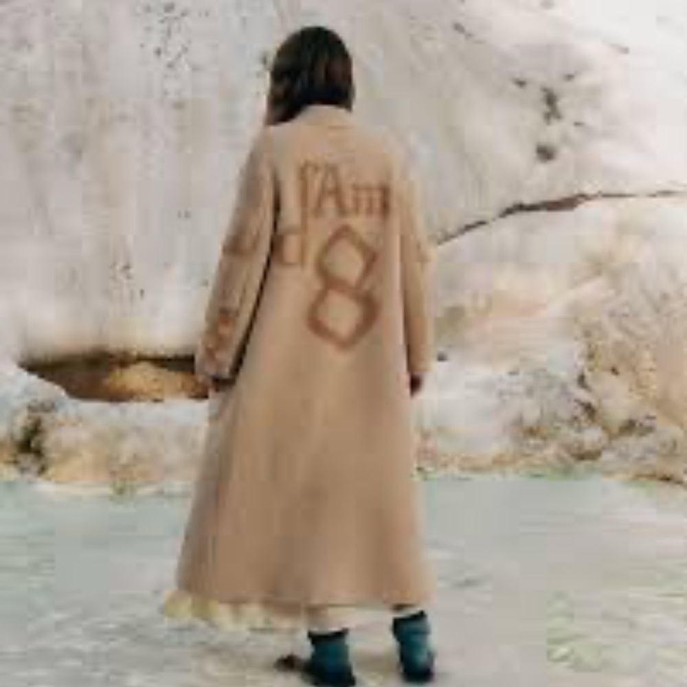 Women's Tan wool  Coat